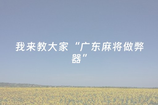 玩家必看教程！“微乐山东麻将胡牌技巧”（详细辅助教程）-哔哩哔哩