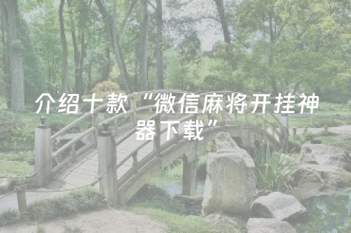 终于发现“手机麻将设置输赢（专用辅牌神器免安装）