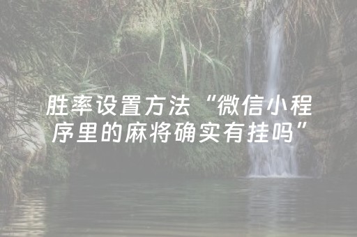 实测分享“雀神小程序辅助app多少钱（助赢神器通用版）