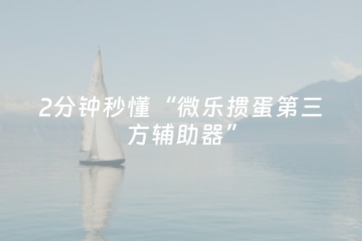 3分钟学会“手机斗牛软挂神器（专用辅牌神器免安装）