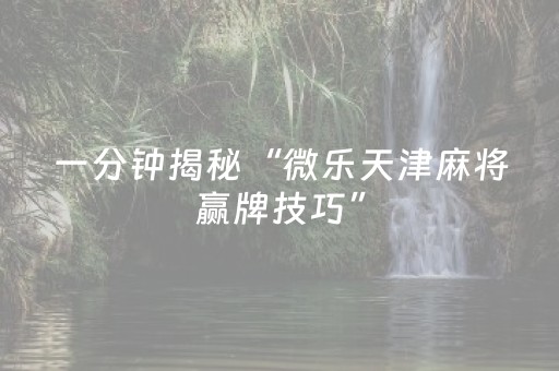 实测辅助“手机麻将专用器新款”（详细透视教程）-哔哩哔哩