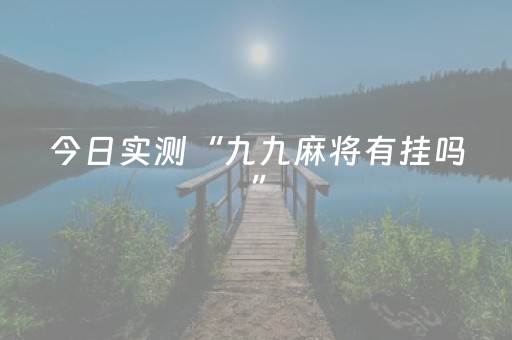 今日实测“九九麻将有挂吗”（详细透视教程）-哔哩哔哩