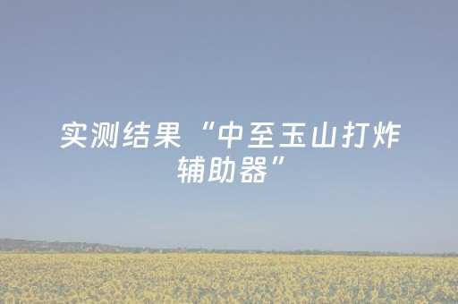 实测结果“中至玉山打炸辅助器”（详细透视教程）-哔哩哔哩