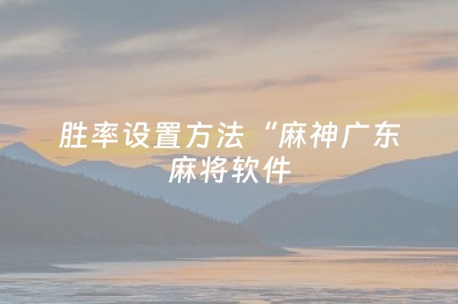 必看教程“麻将机程序检测方法大全（专用辅牌神器免安装）