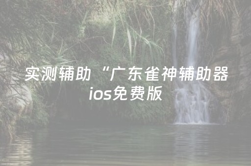 实测教程“麻将芯片解码器（助赢神器通用版）