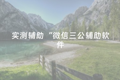 3分钟学会“家乡大贰微信小程序辅助工具（助赢神器通用版）