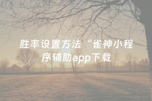 实测结果“哥哥跑得快游戏辅助（助赢神器通用版）