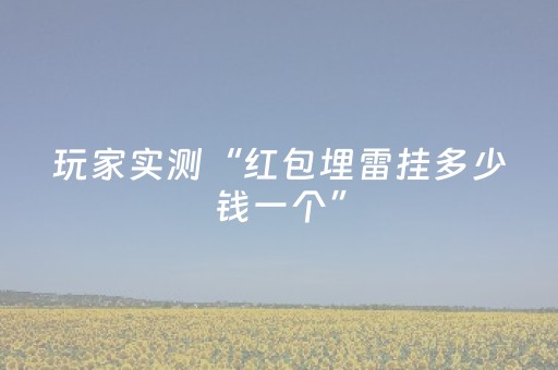 玩家实测“红包埋雷挂多少钱一个”（详细透视教程）-哔哩哔哩