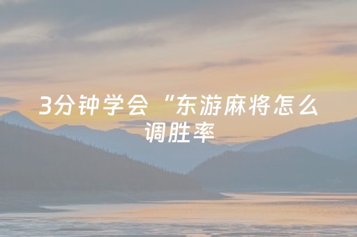 实测教程“新一代麻将机控牌神器（助赢神器通用版）