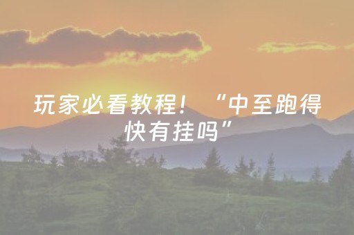 玩家必看教程！“中至跑得快有挂吗”（详细透视教程）-哔哩哔哩