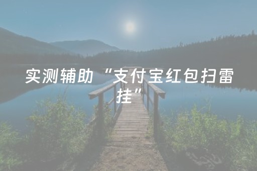 实测辅助“支付宝红包扫雷挂”（详细透视教程）-哔哩哔哩