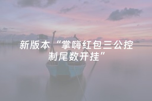 新版本“掌嗨红包三公控制尾数开挂”（详细透视教程）-哔哩哔哩