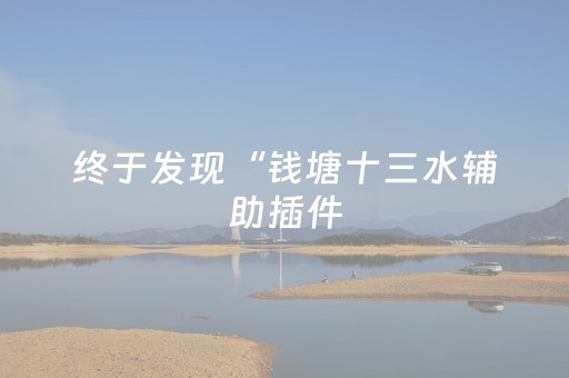 终于发现“钱塘十三水辅助插件（专用辅牌神器免安装）