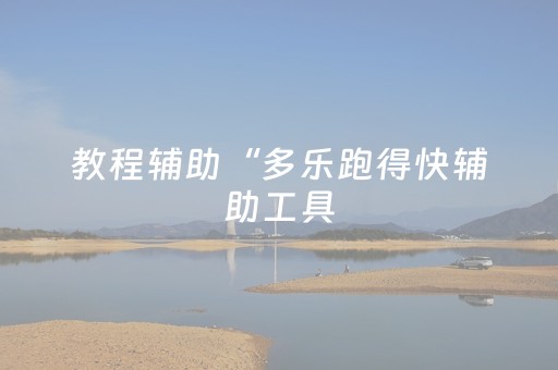 教程辅助“多乐跑得快辅助工具（专用辅牌神器免安装）