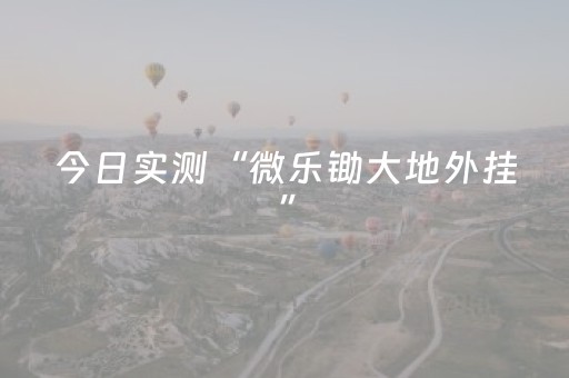 今日实测“微乐锄大地外挂”（详细辅助教程）-哔哩哔哩