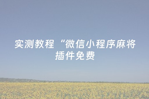 必看教程“微信打麻将有挂的吗”（详细透视教程）-哔哩哔哩