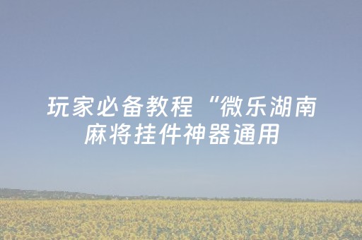 分享辅助“微乐江西麻将助赢神器购买（助赢神器通用版）