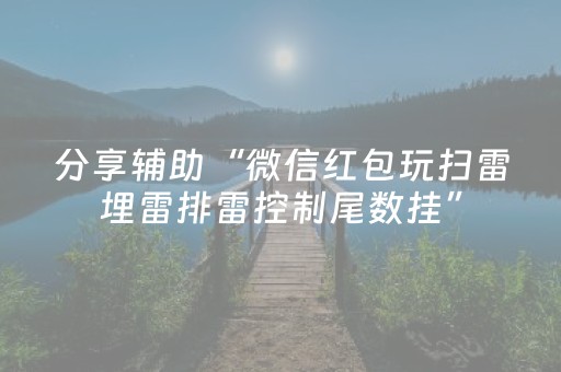 分享辅助“微信红包玩扫雷埋雷排雷控制尾数挂”（详细透视教程）-哔哩哔哩