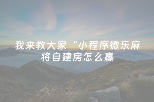 实测分析“微信打麻将怎么老是输”（详细辅助教程）-哔哩哔哩
