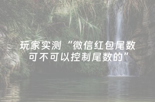 玩家实测“微信红包尾数可不可以控制尾数的”（详细透视教程）-哔哩哔哩