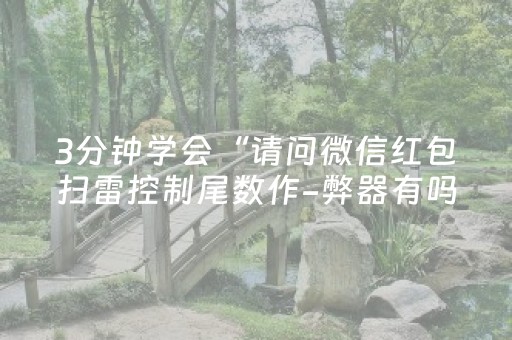 3分钟学会“请问微信红包扫雷控制尾数作-弊器有吗”（详细透视教程）-哔哩哔哩