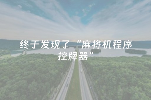 终于发现了“麻将机程序控牌器”（详细透视教程）-哔哩哔哩