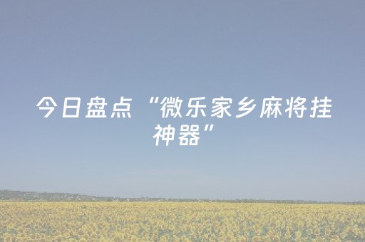 今日盘点“微乐家乡麻将挂神器”（详细辅助教程）-哔哩哔哩