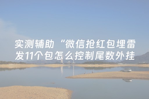 实测辅助“微信抢红包埋雷发11个包怎么控制尾数外挂”（详细透视教程）-哔哩哔哩