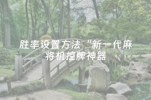 必看教程“兴动麻将系统规律（专用辅牌神器免安装）
