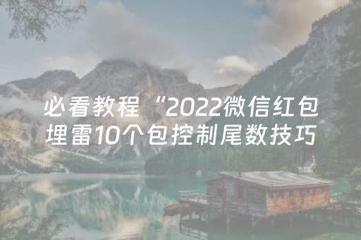 必看教程“2022微信红包埋雷10个包控制尾数技巧”（详细透视教程）-哔哩哔哩