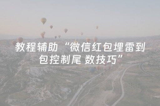 教程辅助“微信红包埋雷到包控制尾 数技巧”（详细透视教程）-哔哩哔哩