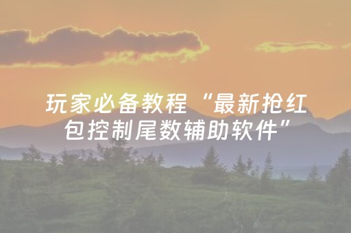 玩家必备教程“最新抢红包控制尾数辅助软件”（详细透视教程）-哔哩哔哩