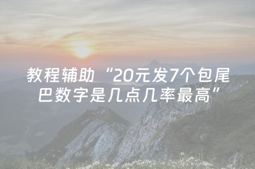 教程辅助“20元发7个包尾巴数字是几点几率最高”（详细透视教程）-哔哩哔哩