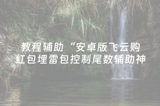 教程辅助“安卓版飞云购红包埋雷包控制尾数辅助神器”（详细透视教程）-哔哩哔哩