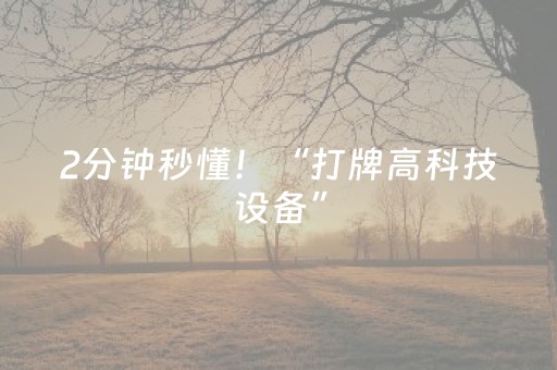 2分钟秒懂！“打牌高科技设备”（详细辅助教程）-哔哩哔哩