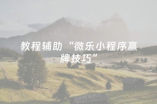 新版本“微乐河南麻将斗地主助赢神器购买”（详细透视教程）-哔哩哔哩