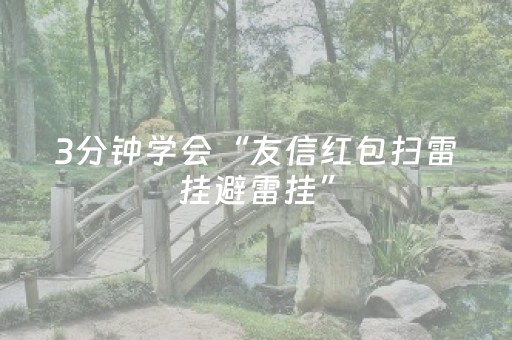 3分钟学会“友信红包扫雷挂避雷挂”（详细透视教程）-哔哩哔哩
