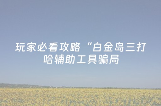 介绍十款“微信小程序江苏麻将开挂神器”（AI辅助胡牌规则)