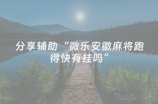 分享辅助“微乐安徽麻将跑得快有挂吗”（详细透视教程）-哔哩哔哩