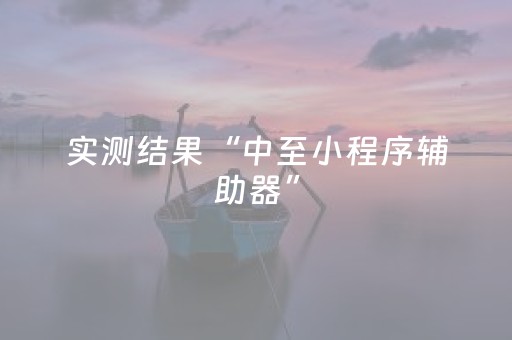 实测结果“中至小程序辅助器”（详细透视教程）-哔哩哔哩