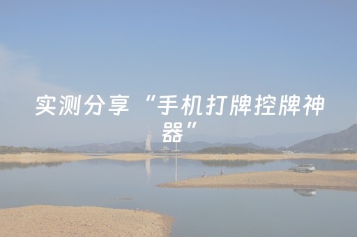 实测分享“手机打牌控牌神器”（详细开挂教程）-哔哩哔哩