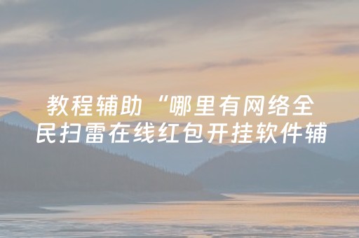 教程辅助“哪里有网络全民扫雷在线红包开挂软件辅助”（详细透视教程）-哔哩哔哩