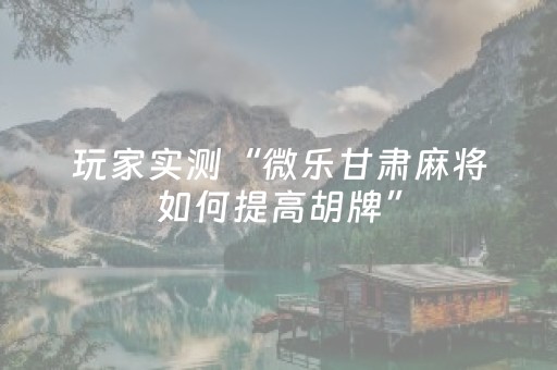 玩家实测“雀神广东麻将有挂的么”（详细透视教程）-哔哩哔哩