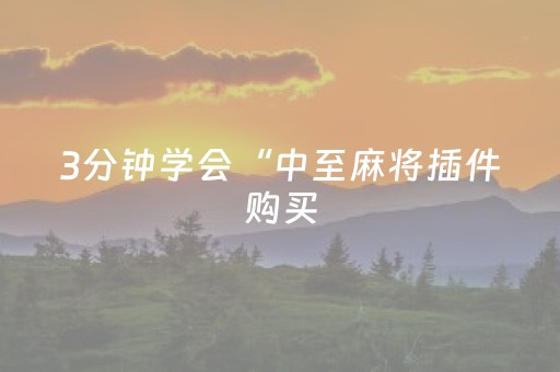 3分钟学会“中至麻将插件购买（专用辅牌神器免安装）