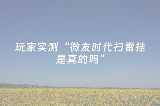 玩家实测“微友时代扫雷挂是真的吗”（详细透视教程）-哔哩哔哩