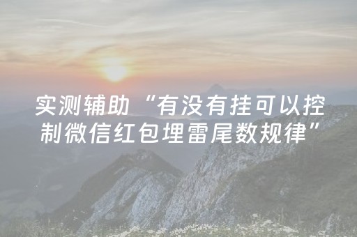 实测辅助“有没有挂可以控制微信红包埋雷尾数规律”（详细透视教程）-哔哩哔哩
