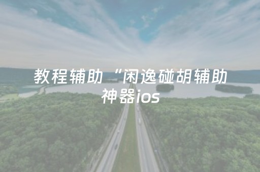 教程辅助“闲逸碰胡辅助神器ios（专用辅牌神器免安装）
