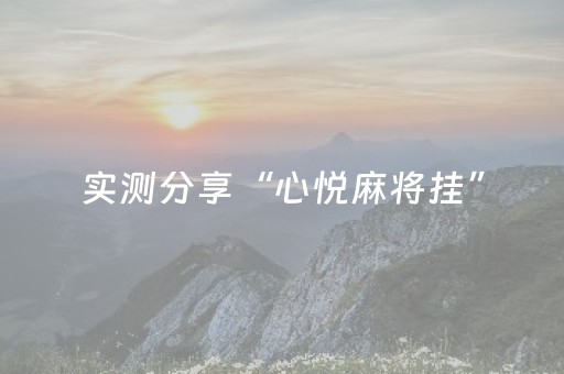 实测分享“心悦麻将挂”（详细透视教程）-哔哩哔哩