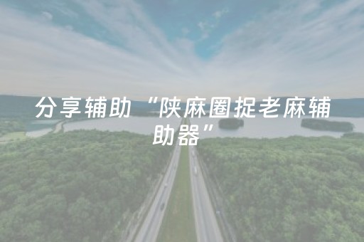 分享辅助“陕麻圈捉老麻辅助器”（详细透视教程）-哔哩哔哩