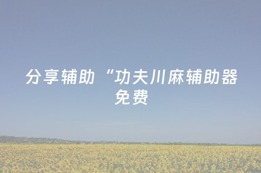 实测分享“手机微乐麻将专用程序器”（详细透视教程）-哔哩哔哩